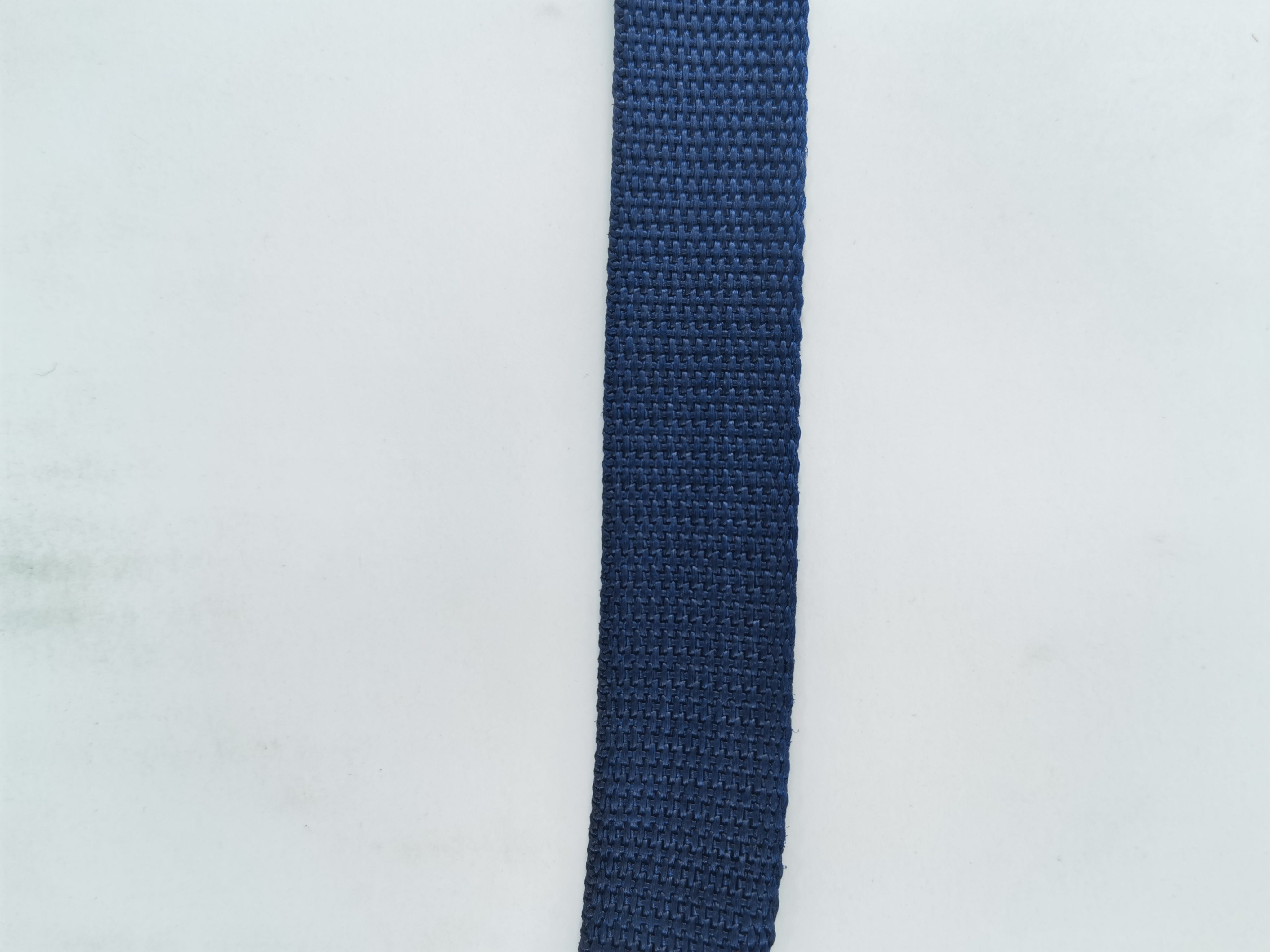 Лента тканная 25мм 227 синий 10,7г/м (полая) (100м)