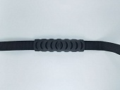 Ручка ТМ-12 резиновая черная на ленте